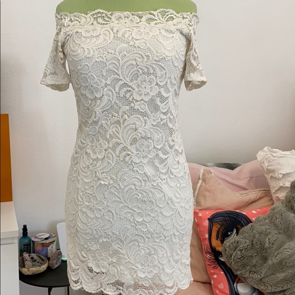White Lace Dress